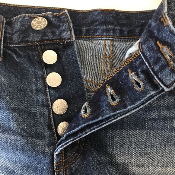 URBAN OUTFITTERS BDG TOMGIRL MID-RISE JEAN SHORTS - Picture 7 of 16